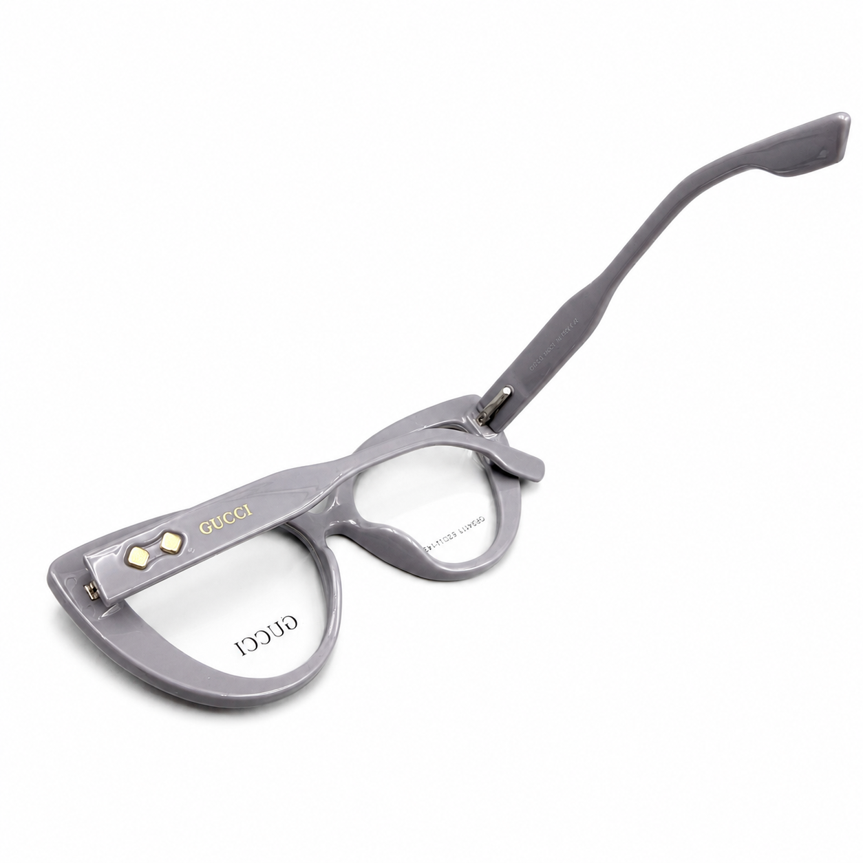 GC 2446 - EYEWEAR - LADIES - GREY - BLACK OUTLINE - POINTED CATEYE - PREMIUM BRANDING