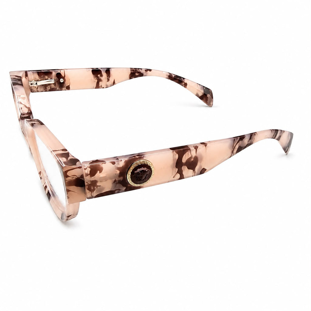 VERSACE 24139 - GORGEOUS - PEACH TORTOISE - CAT EYE - WOMEN - PREMIUM - QUALITY