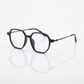 EYEGLASS - WOMEN - HEXAGON - SLIM SIDE - BLACK - DAILWEAR