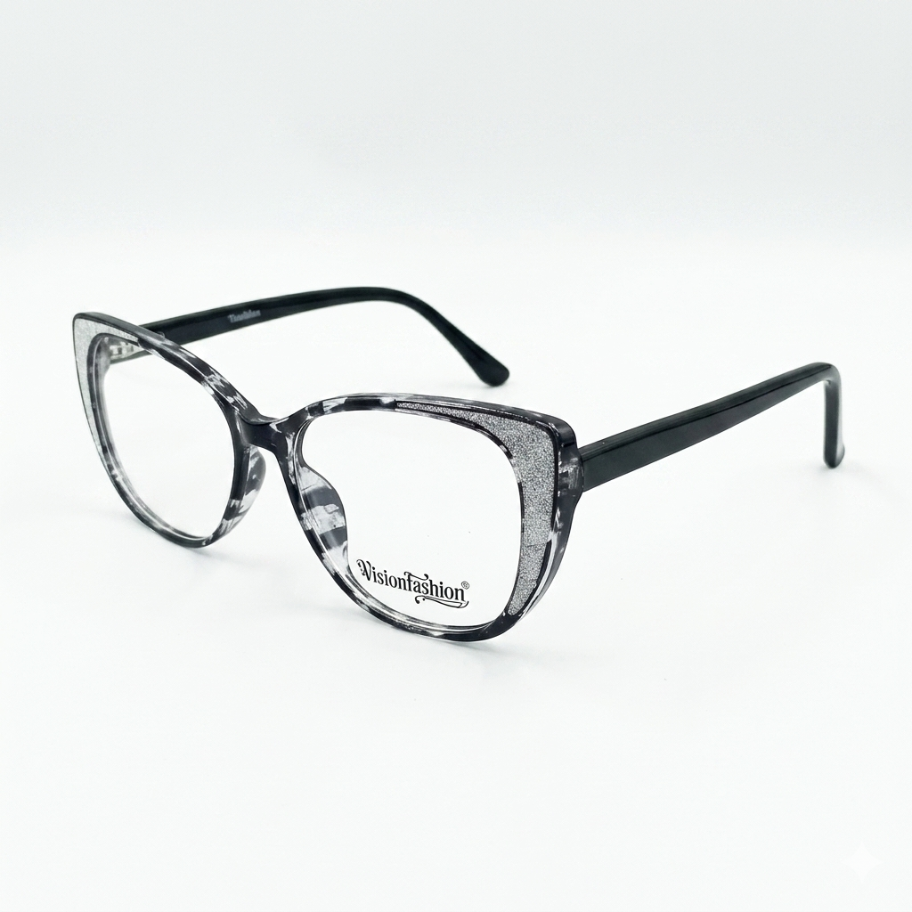 VISION 5750 - CAT EYE - GREY PRINTED - ACETATE - SPARKLE - WOMEN
