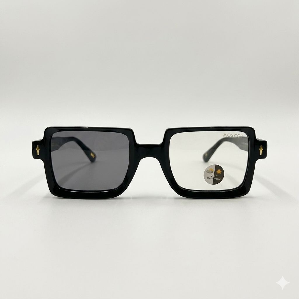 P317 - PHOTOCHROMIC - BOLD - BLACK - UNISEX - UV PROTECTOR