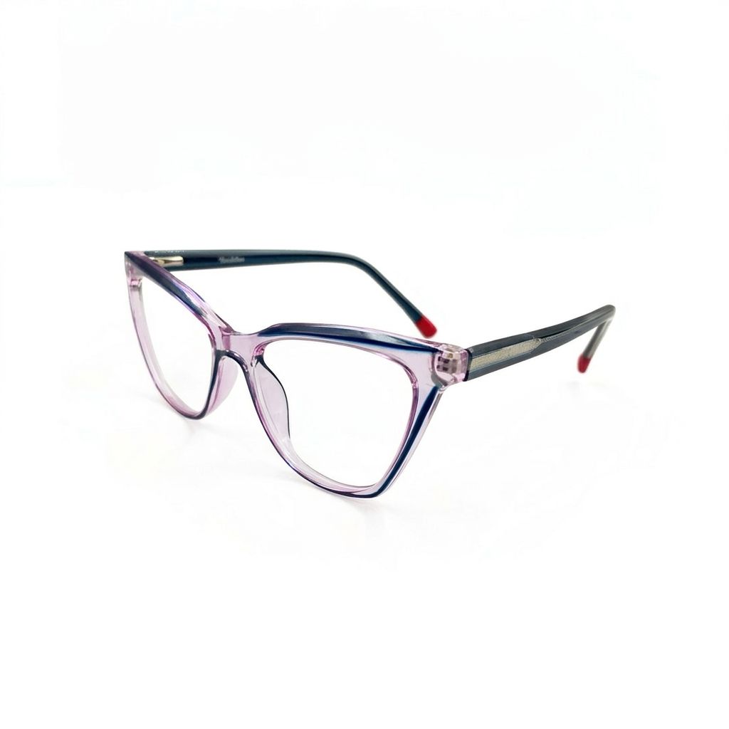 VISION 5712 - EYEWEAR - CAT EYE - DESIGNER - LIGHT PURPLE - WOMEN