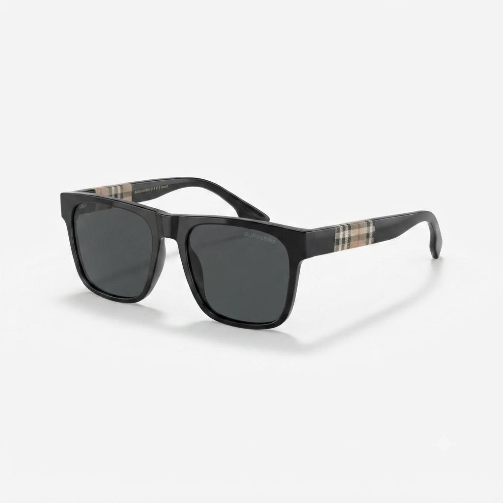 BR 7718 - SUNGLASS - SQUARE - BLACK - POLARISED - STRECHABLE - UNISEX