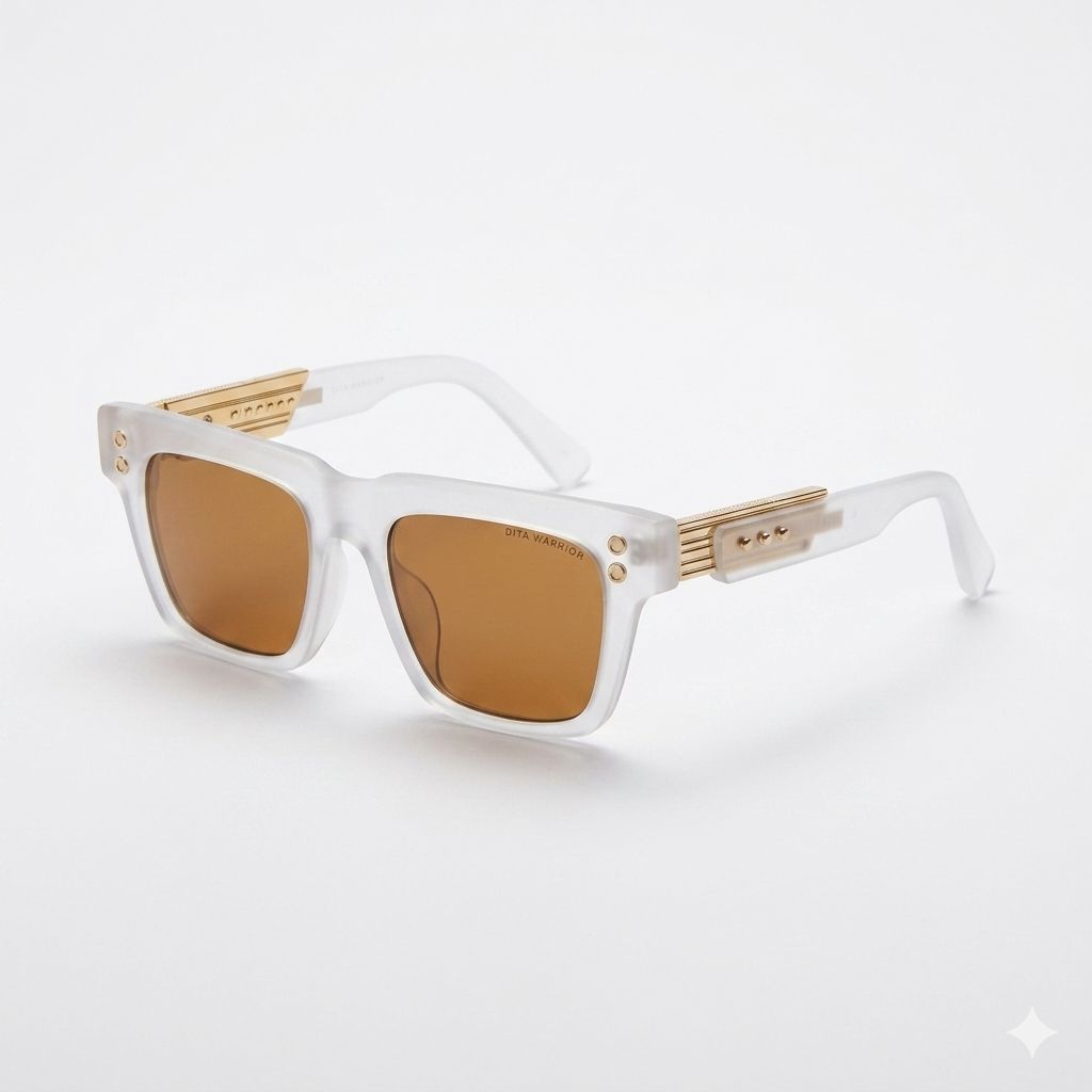DITA 98312 - SHADES - BOLD - FROSTED WHITE - BROWN - QUALITY MATTERS - PREMIUM