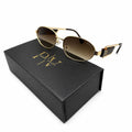 MIU MIU 2728 - PREMIUM - OVAL - GOLDEN - TORTOISE TEMPLE - BROWN GRADIENT - WOMEN