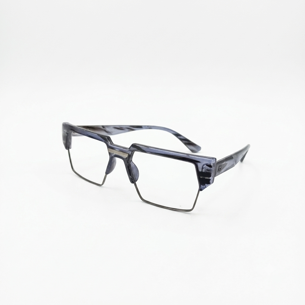 TR 25703 - EYEWEAR - CUT SQUARE - GREY MARBLE - FIX NOSEPAD - FLEXIBLE - MEN