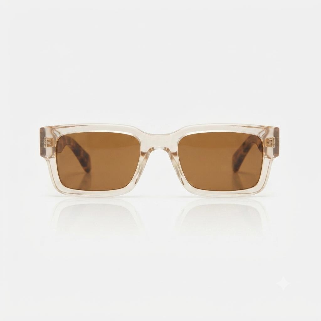 SUNGLASS - LADIES - BOLD - CHAMPAGNE - TORTOISE - BROWN - UV 400