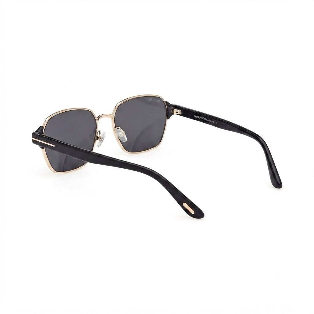 TF 9813 - SHADES - GOLDEN BLACK - GEOMETRIC SQUARE - PREMIUM - UNISEX