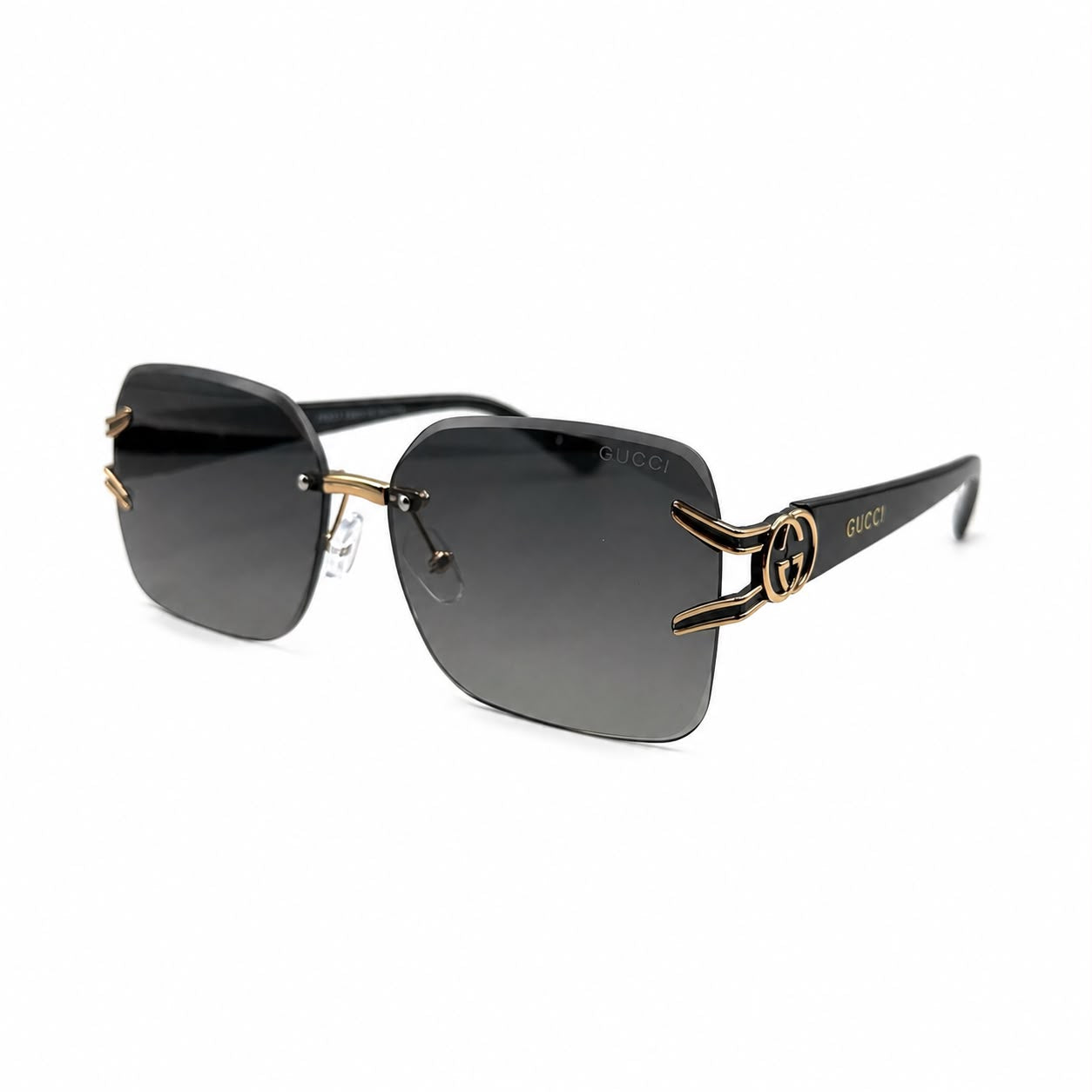 GC 9166 - GORGEOUS - RIMLESS - SOFT SQUARE - GOLDEN BLACK - BLACK GRADIENT - PREMIUM