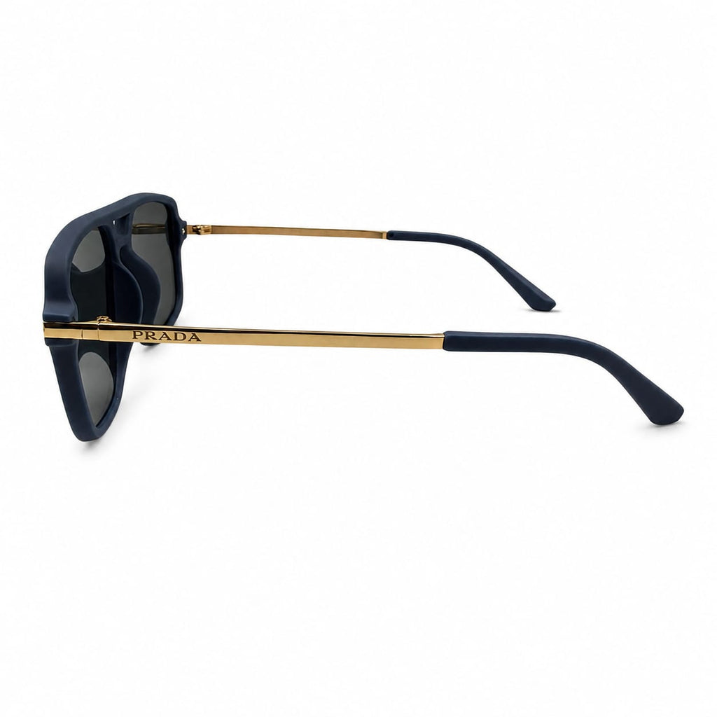 PR 70YS - SUNGLASS - MATTE BLUE - GOLDEN TEMPLE - BLACK UV -