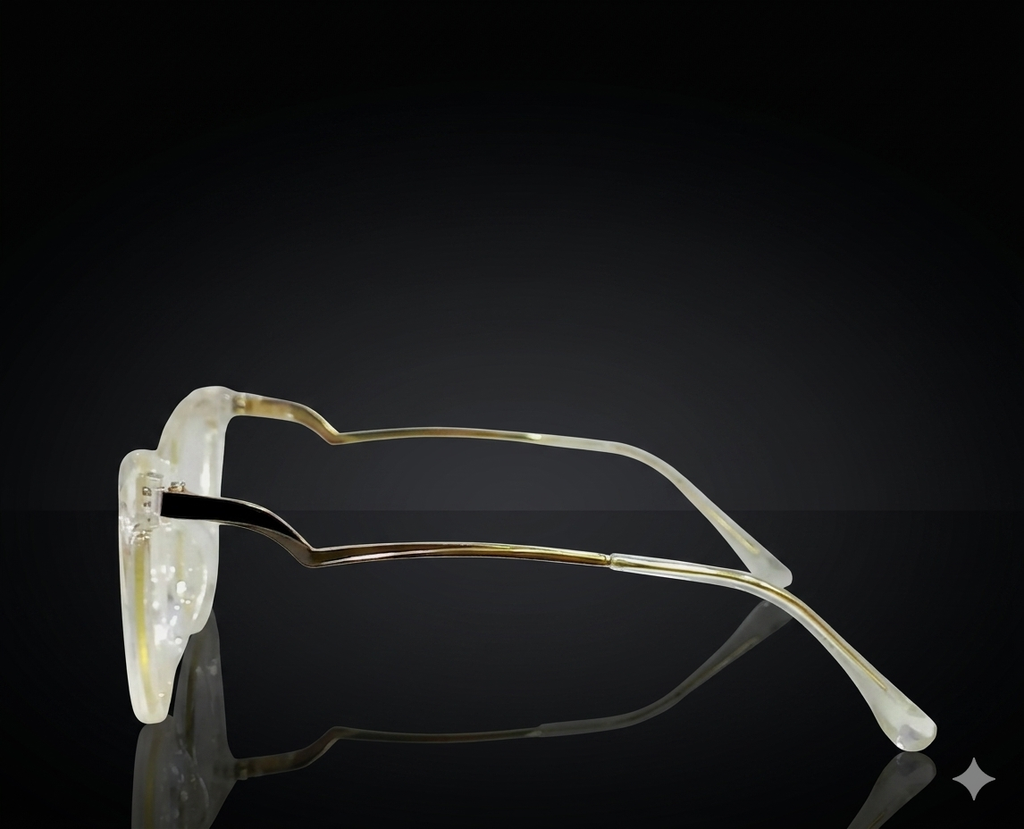 TR 5055 - EYEWEAR - LADIES - TRANSPARENT - CATEYE - DURABILITY - BIG SHAPE