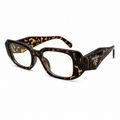 PRADA MILANO - TRENDY - GEOMETRIC SQUARE - BOLD - TORTOISE - EYEWEAR