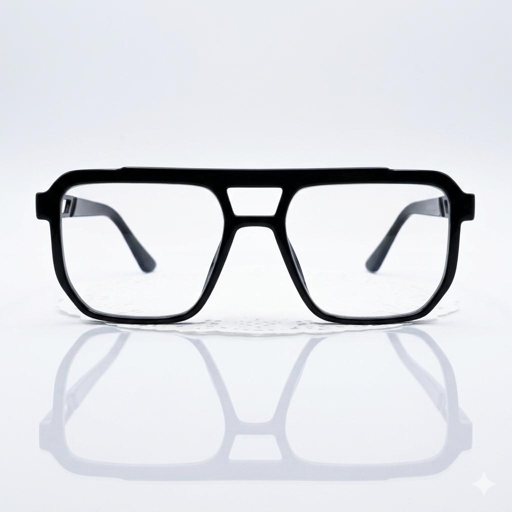 TR251136 - DOUBLE BRIDGE - BLUE LIGHT BLOCKER - BLUE COATING - TRANSITION - BLACK - STRECHABLE