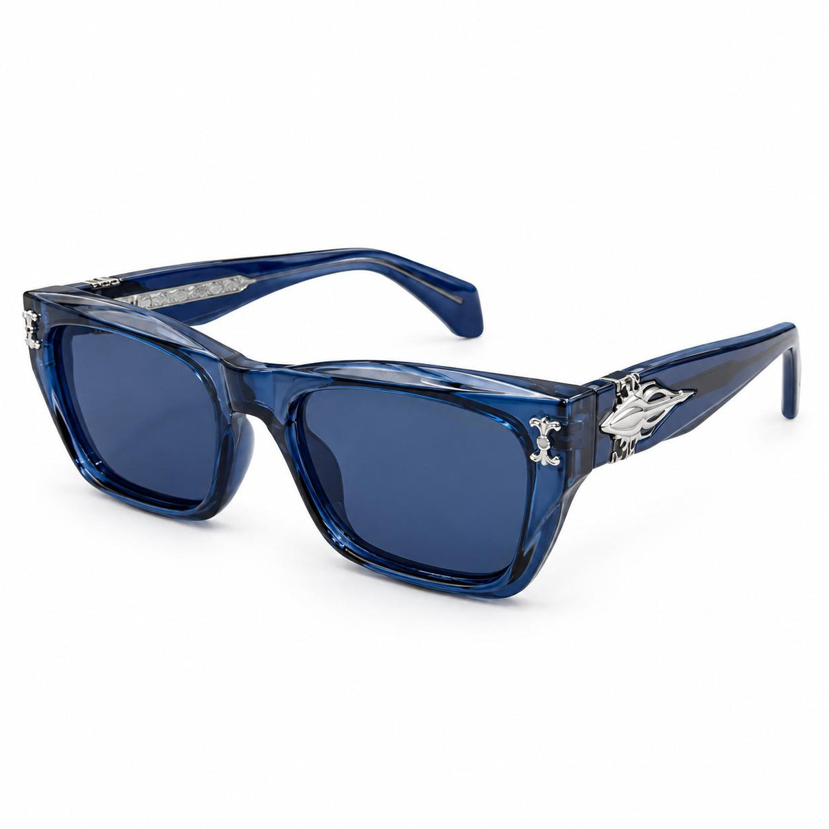CK - OCEANIC BLUE - BOLD - SILVER RIVETS - WAYFARER SQUARE - NEW ARRIVAL