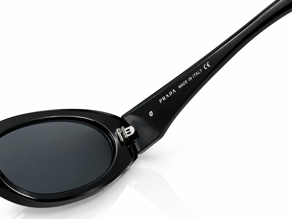PR 6081 - GORGEOUS - BOLD - BLACK - OVAL CATEYE - WOMEN - PREMIUM