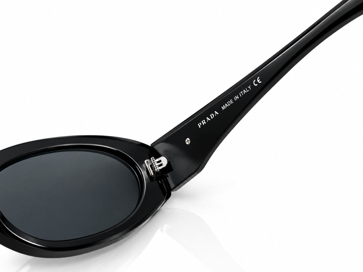 PR 6081 - GORGEOUS - BOLD - BLACK - OVAL CATEYE - WOMEN - PREMIUM