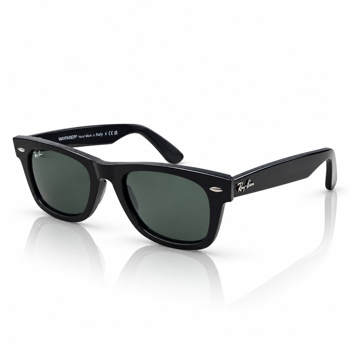 RB 2140 - CLASSIC WAYFARER - SQUARE - ACETATE - BLACK - HIGH QUALITY