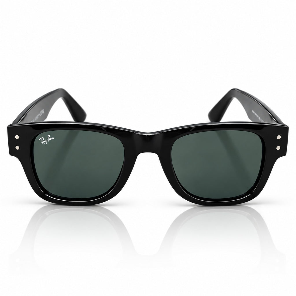 RB 0840 - MEGA WAYFARER - BLACK - ACETATE - SQUARE - UNISEX - HIGH QUALITY