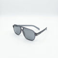 DB 7018 - SUNGLASS - DOUBLE BRIDGE - MATTE GREY - UV400 - MEN