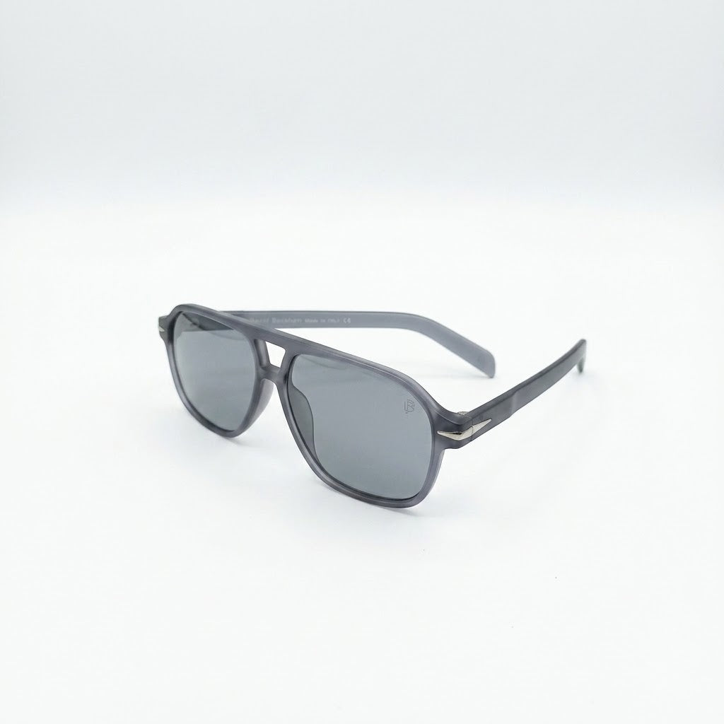 DB 7018 - SUNGLASS - DOUBLE BRIDGE - MATTE GREY - UV400 - MEN