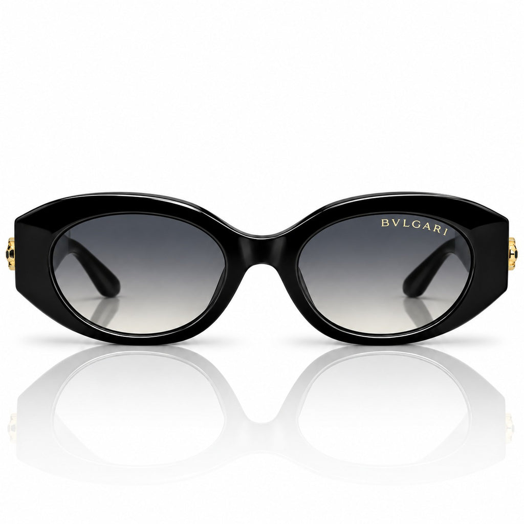 BVL 23608 - GORGEOUS - CHUNKY OVAL - BOLD - BLACK - PEARL WHITE - WOMEN