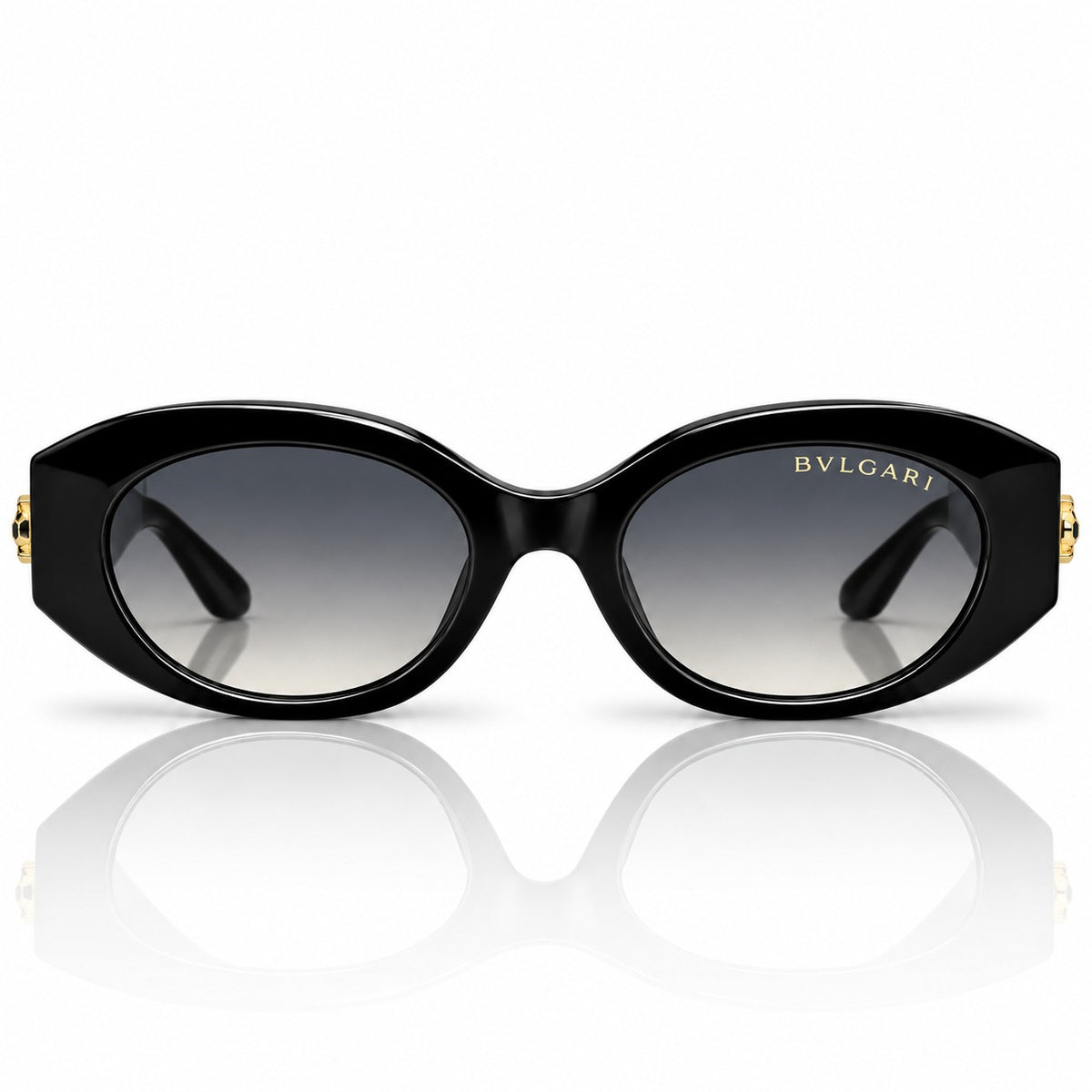 BVL 23608 - GORGEOUS - CHUNKY OVAL - BOLD - BLACK - PEARL WHITE - WOMEN