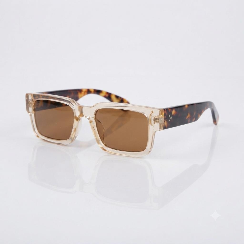 SUNGLASS - LADIES - BOLD - CHAMPAGNE - TORTOISE - BROWN - UV 400