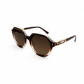 GV 99164A - LADIES - SHADY - BROWN MARBLE - POLARISED - CUT ROUND - PREMIUM