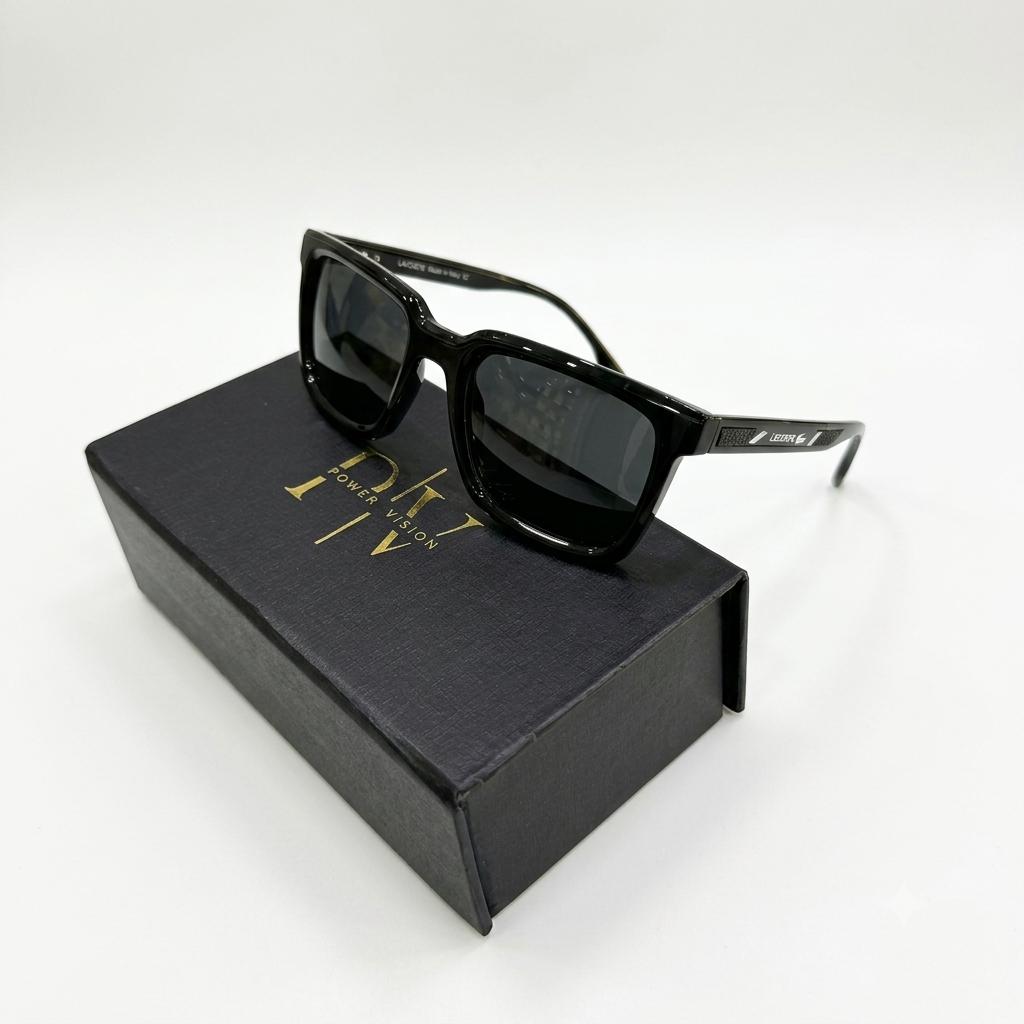 LAC 24064 - SUNGLASS - POLARISED - BLACK - BRANDING - FLEXIBLE SIDES - PREMIUM